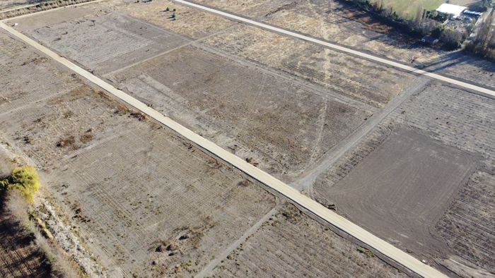 Caminos construidos y deslindes marcados en la tercera etapa